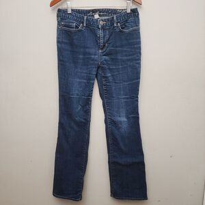 Eddie Bauer Womens Size 10 Truly Straight Bootcut Denim‎ Blue Jeans